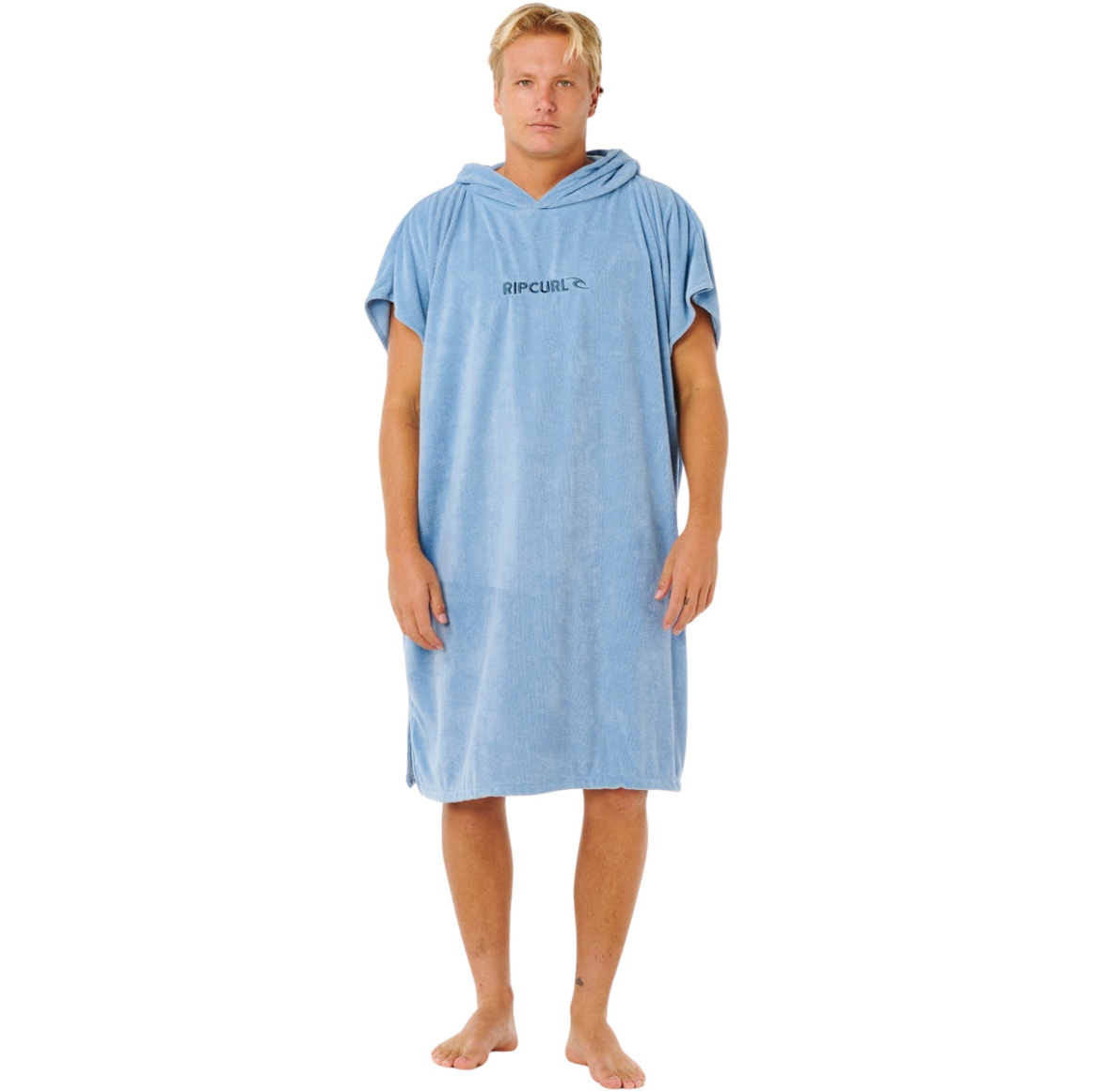 2026 Rip Curl Mens Brand Hooded Towel 00ZMTO - Faded Denim